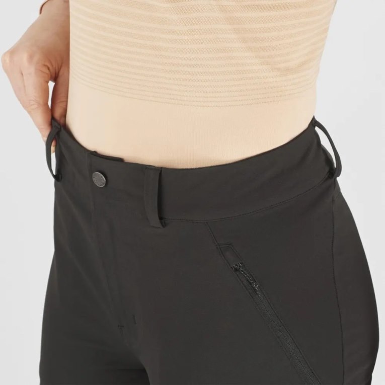 Black Salomon Outpeak Warm Women's Sport Pants | PH 82675V